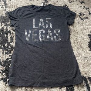 Women's Gray Las Vegas Graphic T-Shirt